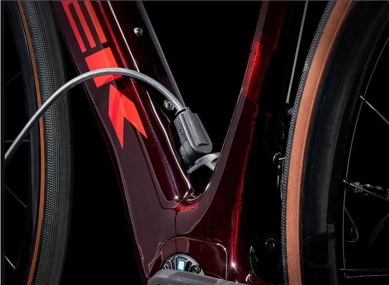 Trek Domane+ SLR 9 Electric Road Bike 2025 in Carbon Red Smoke-6